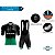 Conjunto ciclismo Bretelle e camisa zíper total Masculino Petronas forro em GEL - Imagem 4