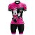 Conjunto Ciclismo Bermuda e Camisa Feminino Minnie Forro em Espuma - Imagem 1