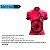 Camisa Ciclismo Feminina Manga Curta Bike Pneu Rosa BF dry fit proteção UV+50 - Imagem 4