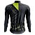 Camisa Ciclismo Manga Longa Masculina BF Cinza e Verde dry fit proteção UV+50 - Imagem 2
