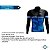Camisa Ciclismo Manga Longa Masculina BF Catraca azul dry fit proteção UV+50 - Imagem 3