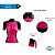 Camisa Ciclismo Feminina Pro Tour Smart Caveiras Lateral Micro Perfurada - Imagem 4
