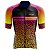 Camisa Ciclismo Pro Tour Premium Oncinha Colorida Proteção UV+50 Barra Siliconada - Imagem 1