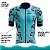 Camisa Ciclismo Pro Tour Premium Cachorritos Azuis Proteção UV+50 Barra Siliconada - Imagem 4
