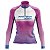 Camisa Ciclismo Feminina Manga Longa Tijolinhos Claro Dry Fit UV+50 - Imagem 1