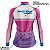 Camisa Ciclismo Feminina Manga Longa Tijolinhos Claro Dry Fit UV+50 - Imagem 4