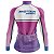 Camisa Ciclismo Feminina Manga Longa Tijolinhos Claro Dry Fit UV+50 - Imagem 2