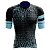 Camisa Ciclismo Pro Tour Premium Letras Azuis Unissex Proteção UV+50 Barra Siliconada - Imagem 1