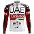 Camisa Ciclismo Mountain Bike Manga Longa UAE Emirates - Imagem 1