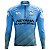 Camisa Ciclismo Mountain Bike Manga Longa Astana Dry Fit Proteção UV+50 - Imagem 1