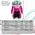 Macaquinho Ciclismo Pro Tour Feminino Fios Multicor Forro em Gel - Imagem 5