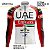 Camisa Ciclismo MTB Masculina Manga Longa UAE Emirates Zíper Total - Imagem 3