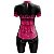 Conjunto Bermuda e Camisa Feminina Pro Tour Bike Rosa Forro em espuma - Imagem 2