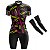 Conjunto Bermuda e Camisa Feminina Pro Tour Granulado Forro em espuma - Imagem 1