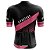 Camisa Ciclismo Pro Tour Premium Racing Rosa Proteção UV+50 Barra Siliconada - Imagem 2