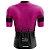 Camisa Ciclismo Pro Tour Premium Respingos Rosa Proteção UV+50 Barra Siliconada - Imagem 2