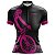 Camisa Ciclismo Mountain Bike Feminina Pro Tour Bike Rosa Com Bolsos - Imagem 1