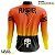 Camisa Ciclismo Masculina Manga Longa Justiceiro Laranja Proteção UV+50 - Imagem 4