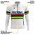 Camisa Ciclismo Masculina Manga Longa Pro Tour UCI Branco Proteção UV+50 - Imagem 3