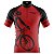 Camisa Ciclismo Manga Curta Masculina Bike Vermelho Proteção UV+50 - Imagem 1