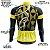 Camisa Ciclismo Masculina Pro Tour Nossa Senhora Aparecida Amarela Com Bolsos UV 50 - Imagem 4
