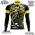 Camisa Ciclismo Masculina Pro Tour Nossa Senhora Aparecida Amarela Com Bolsos UV 50 - Imagem 3