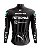 Camisa Ciclismo Masculina Manga Longa Petronas Black F1 2023 com bolsos UV 50+ - Imagem 2
