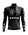 Camisa Ciclismo Masculina Manga Longa Petronas Black F1 2023 com bolsos UV 50+ - Imagem 1