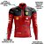 Camisa Ciclismo Masculina Manga Longa Ferrari F1 2023 com bolsos UV 50+ - Imagem 3