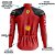 Conjunto Ciclismo Masculino Calça e Camisa Manga Longa Ferrari F1 Com Bolsos UV 50+ - Imagem 4