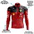 Conjunto Ciclismo Masculino Calça e Camisa Manga Longa Ferrari F1 Com Bolsos UV 50+ - Imagem 3
