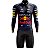 Conjunto Ciclismo Masculina Bermuda e Camisa Manga Longa Red Bull Com Bolsos UV 50+ - Imagem 1