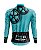 Camisa Ciclismo Masculina Manga Longa Respeite o Ciclista 2.0 Azul com bolsos UV 50+ - Imagem 2