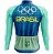 Camisa Ciclismo Masculina Manga Longa Brasil Olimpiadas com bolsos UV 50+ - Imagem 2