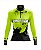 Camisa de Ciclismo Feminina Manga Longa Pro Tour Racing Pneu Flúor com Bolsos UV 50+ - Imagem 1
