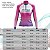 Camisa de Ciclismo Feminina Manga Longa Pro Tour Racing Pneu Flúor com Bolsos UV 50+ - Imagem 5