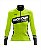 Camisa de Ciclismo Feminina Manga Longa Pro Tour Racing Flúor com Bolsos UV 50+ - Imagem 1
