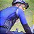 Colete Corta Vento Ciclismo Pro Tour Azul Royal Dobrável - Imagem 3
