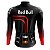 Camisa Ciclismo Masculina Manga Longa Red Bull Preta Proteção UV+50 - Imagem 2