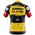 Camisa Ciclismo Masculina Pro Tour Jumbo Visma Amarela Com Bolsos Uv 50+ - Imagem 2