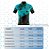 Camisa Ciclismo Masculina Pro Tour Movistar Azul Com Bolsos Uv 50+ - Imagem 5