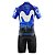 Conjunto Ciclismo Masculino Bermuda e Camisa Movistar Azul Uv 50+ - Imagem 2