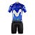 Conjunto Ciclismo Masculino Bermuda e Camisa Movistar Azul Uv 50+ - Imagem 1