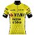 Camisa Ciclismo Maculina Pro Tour Jumbo Visma Amarela Com Bolsos Uv 50+ - Imagem 1