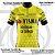 Camisa Ciclismo Maculina Pro Tour Jumbo Visma Amarela Com Bolsos Uv 50+ - Imagem 3