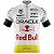 Camisa Ciclismo Masculina Pro Tour Red Bull Branca Com Bolsos UV 50+ - Imagem 1