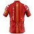 Camisa Ciclismo Masculina Ineos Vermelha Com Bolsos Uv 50+ - Imagem 2