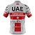 Camisa Ciclismo Masculina UAE Suiça Cinza Com Bolsos Uv 50+ - Imagem 2
