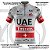 Camisa Ciclismo Masculina UAE Suiça Cinza Com Bolsos Uv 50+ - Imagem 3