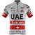 Camisa Ciclismo Masculina UAE Suiça Cinza Com Bolsos Uv 50+ - Imagem 1